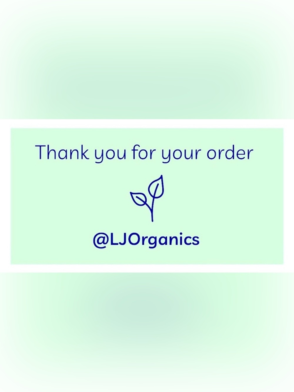 50 CUSTOM STICKERS - 2.25” x 1.25” “THANK YOU FOR YOUR ORDER” - W/ CLOSET NAME